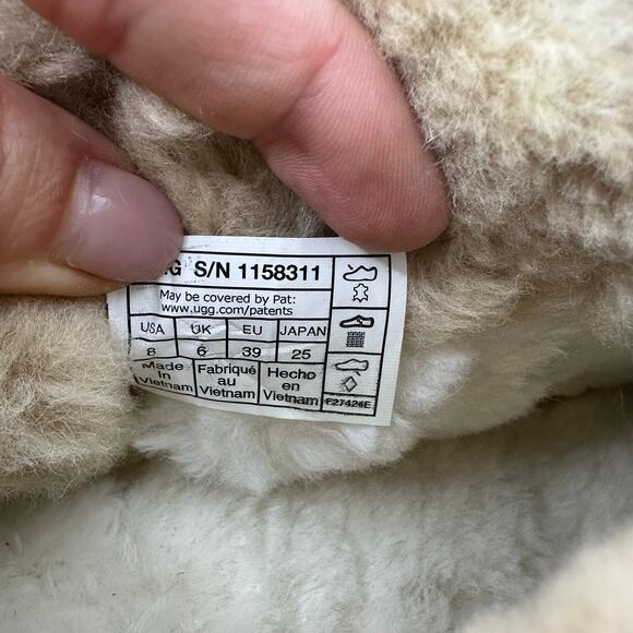 UGG Classic Ultra Mini New Heights Boots Chestnut Womens Size 10 Platform - Picture 11 of 11